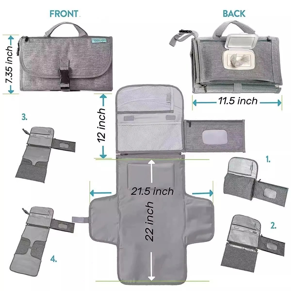 Portable Diaper Pad