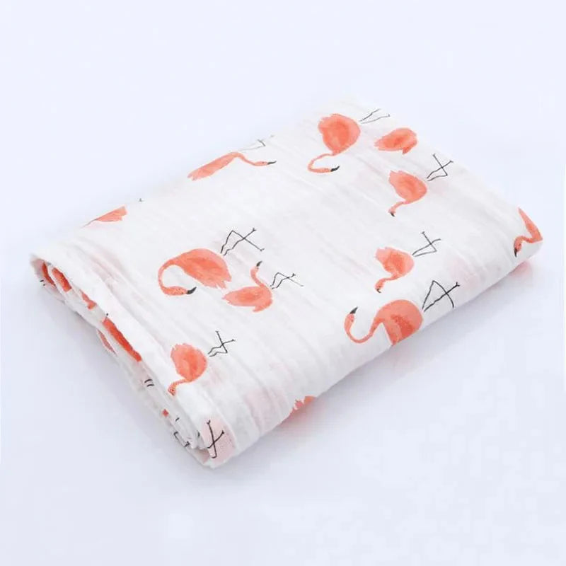 100% Muslin Cotton Swaddle Blankets