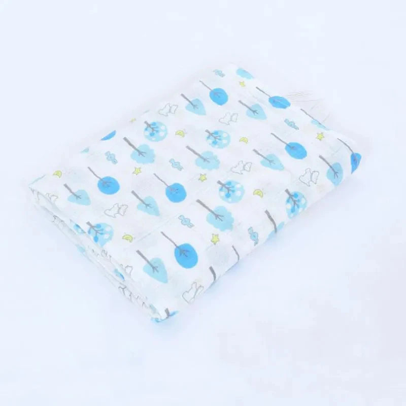 100% Muslin Cotton Swaddle Blankets