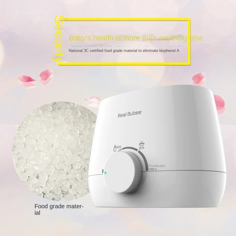 Food Heater Steam Sterilizer 5-Minute Fast Warming Precise Temperature Control Double Milk Warmer