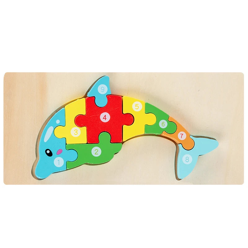 Montessori Wooden Toddler Puzzles