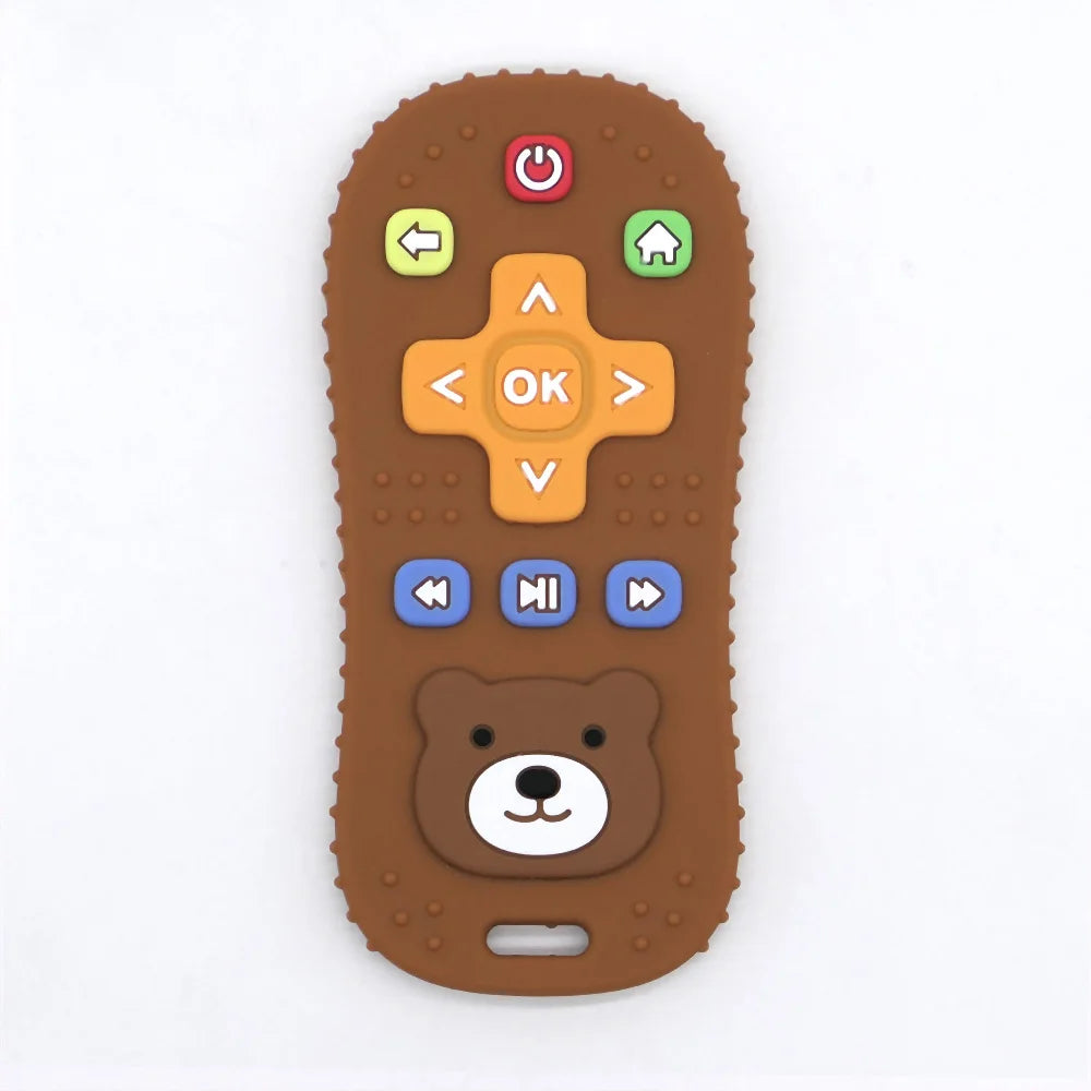 Teething Remote Control Montessori-Inspired Sensory Silicone Toy