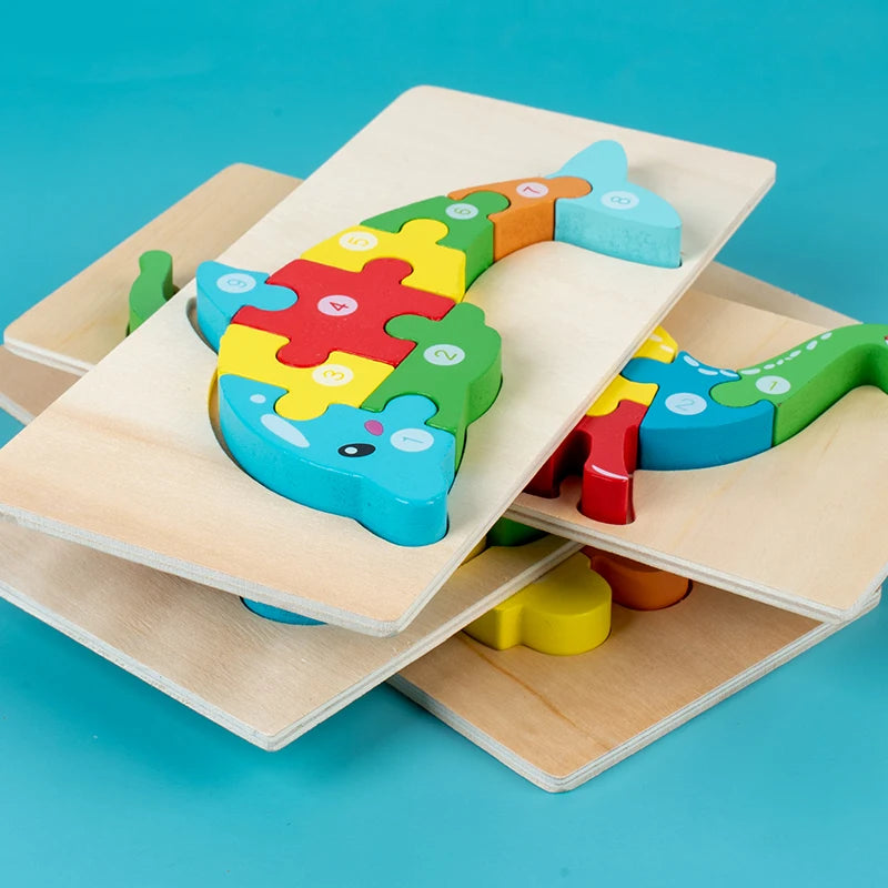 Montessori Wooden Toddler Puzzles