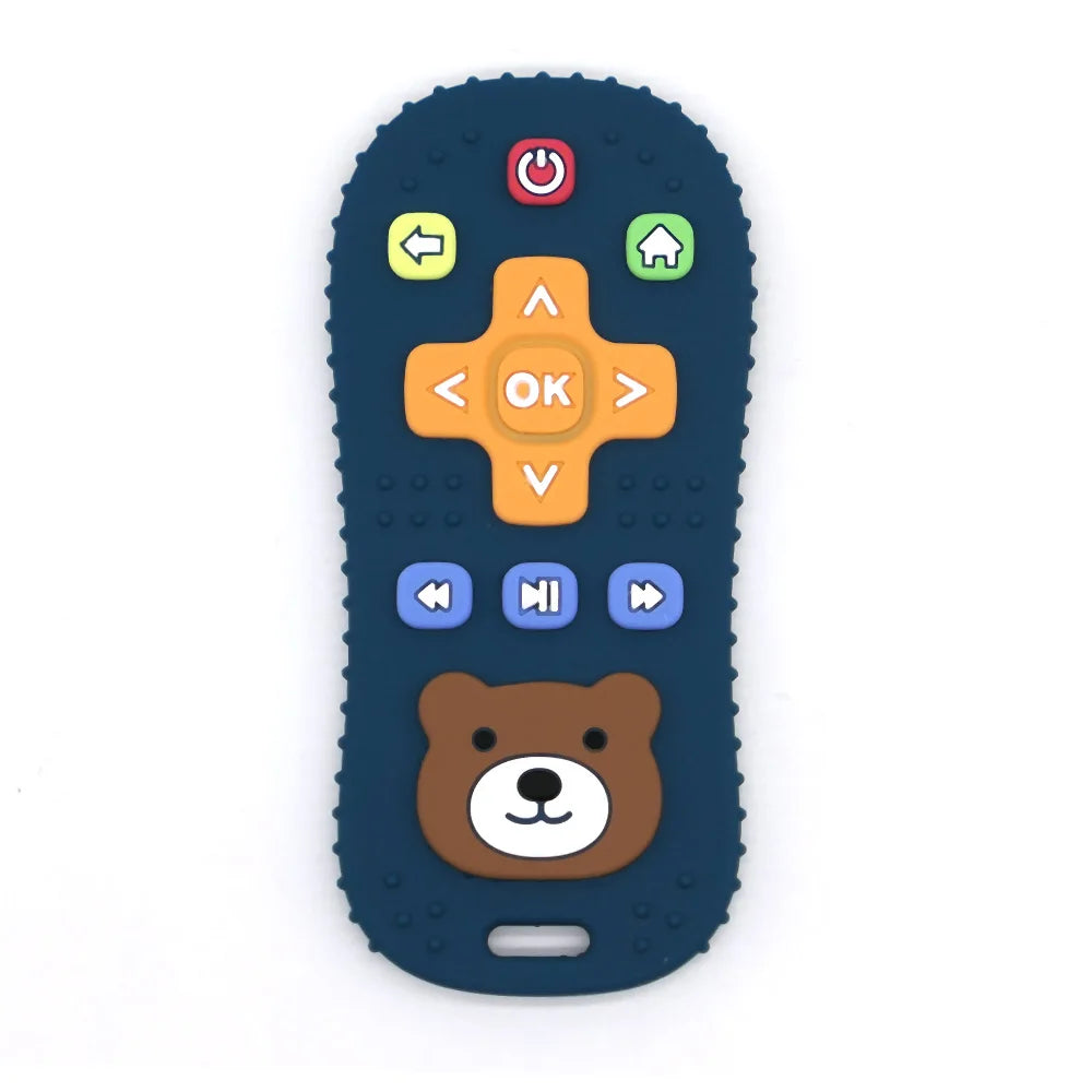 Teething Remote Control Montessori-Inspired Sensory Silicone Toy
