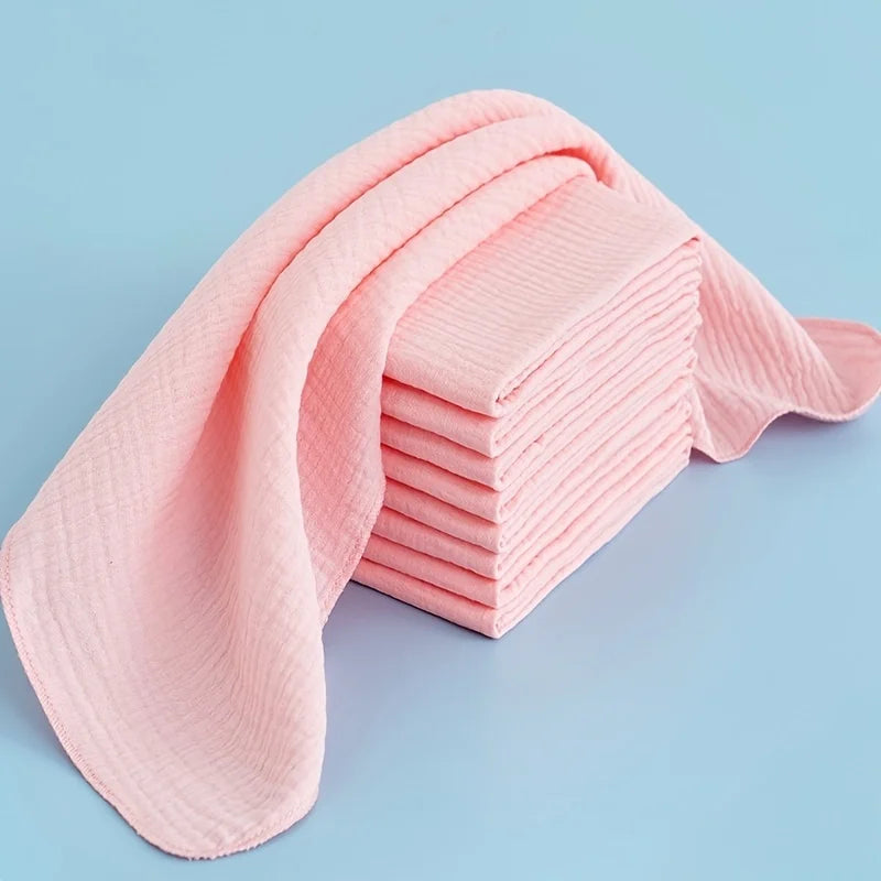 10pcs Pure Cotton Muslin Cloth Diapers