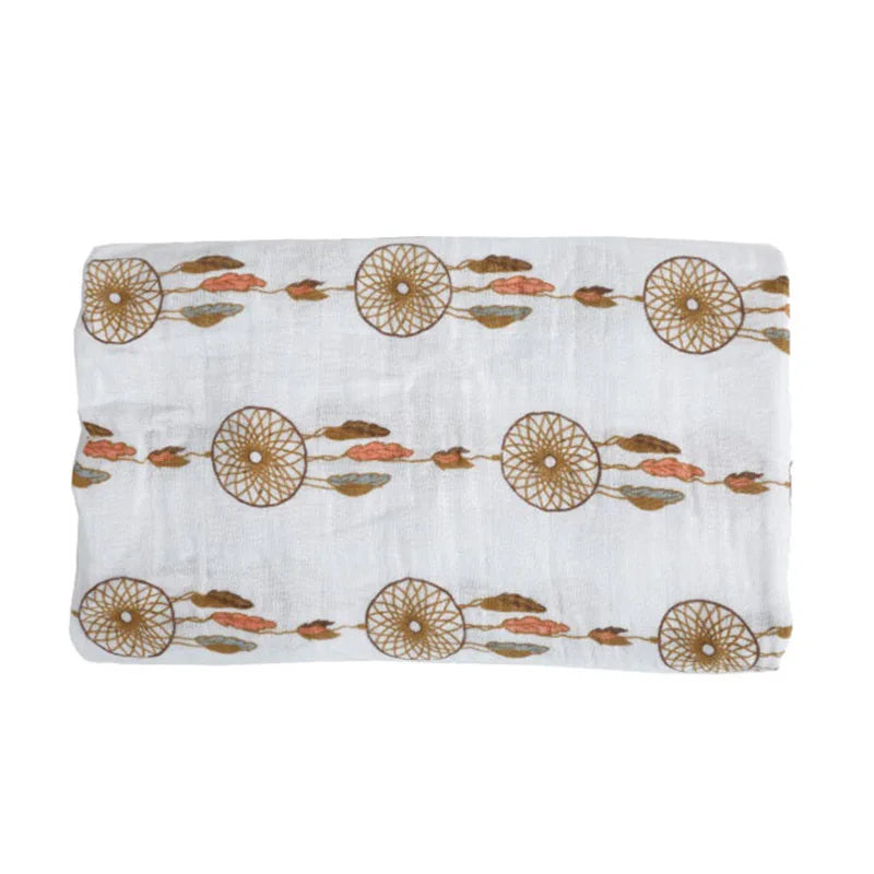 100% Muslin Cotton Swaddle Blankets