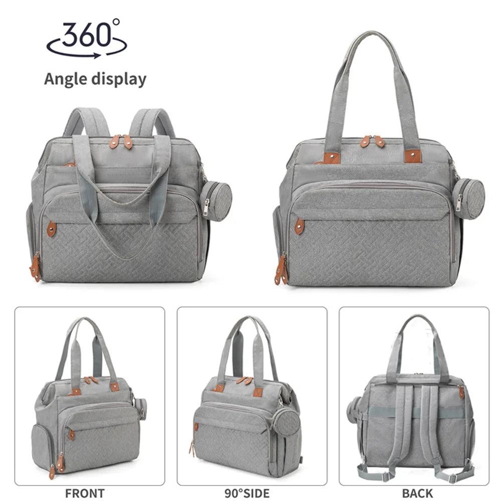 Baby Diaper Bags with Pacifier Bag
