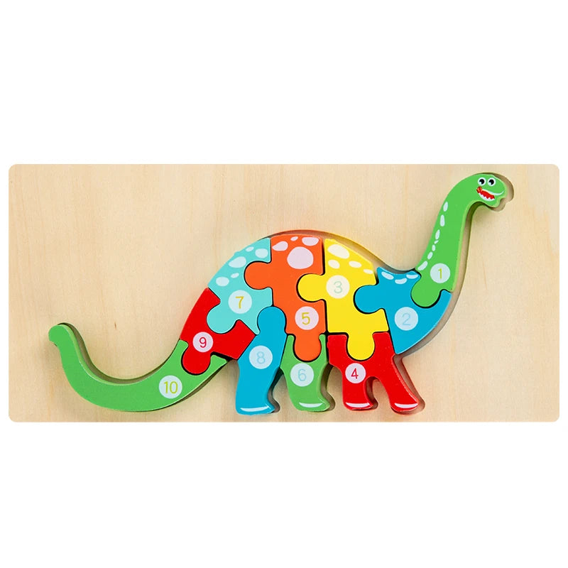 Montessori Wooden Toddler Puzzles