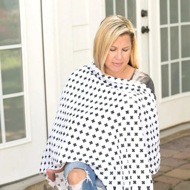 100% Muslin Cotton Swaddle Blankets