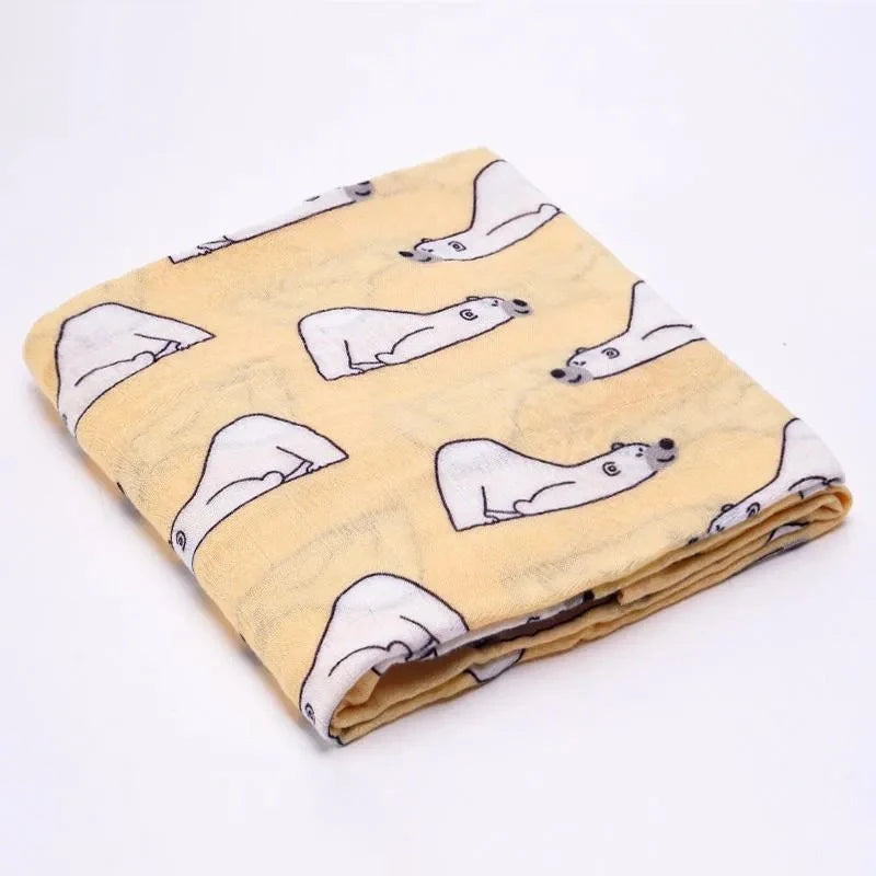 100% Muslin Cotton Swaddle Blankets