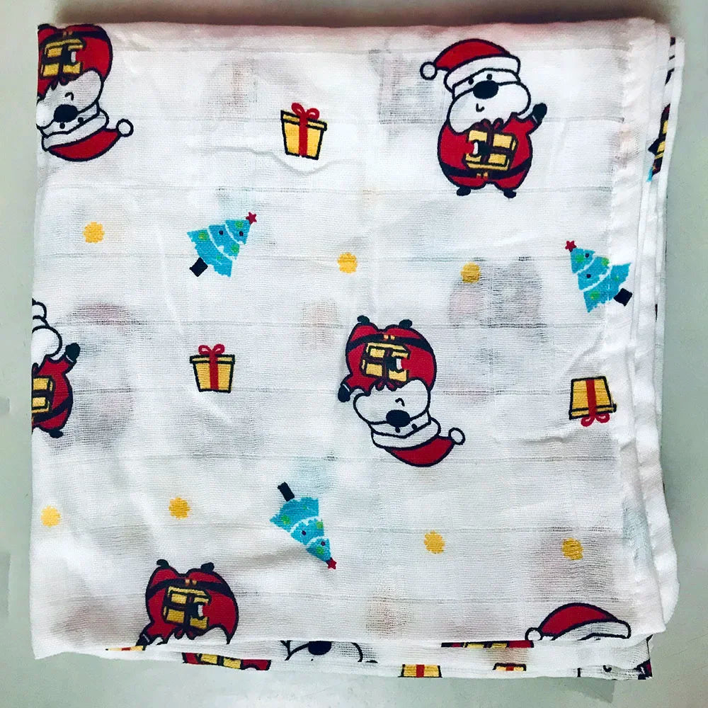 100% Muslin Cotton Swaddle Blankets