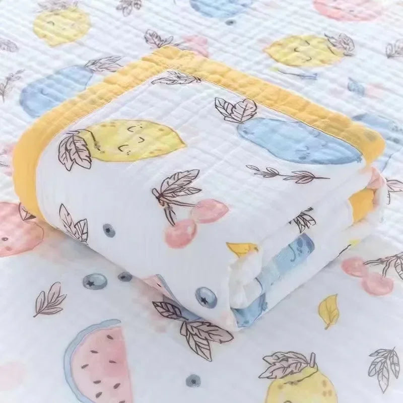 100% Cotton Muslin Swaddle Baby Blankets