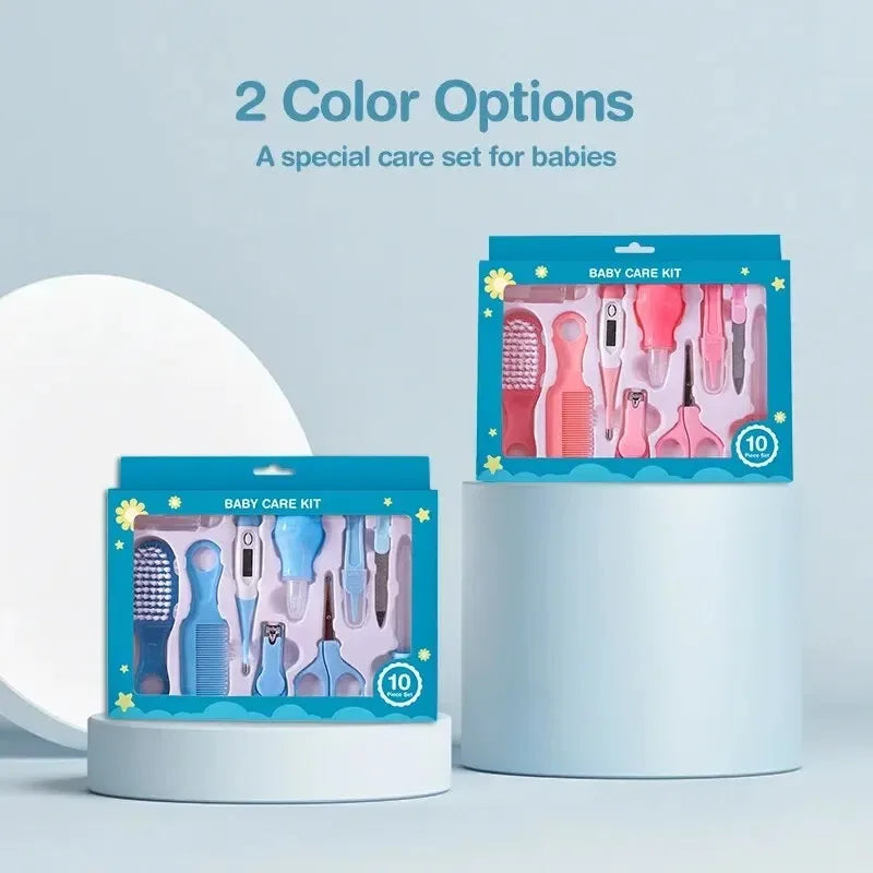 10 Pcs Newborn Baby Nail Hair Daily Care Kit