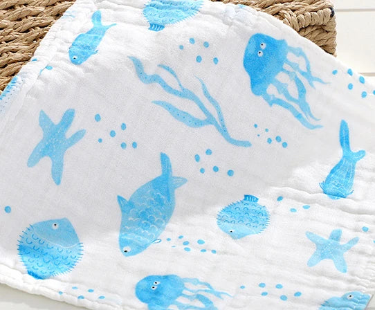 100% Muslin Cotton Swaddle Blankets